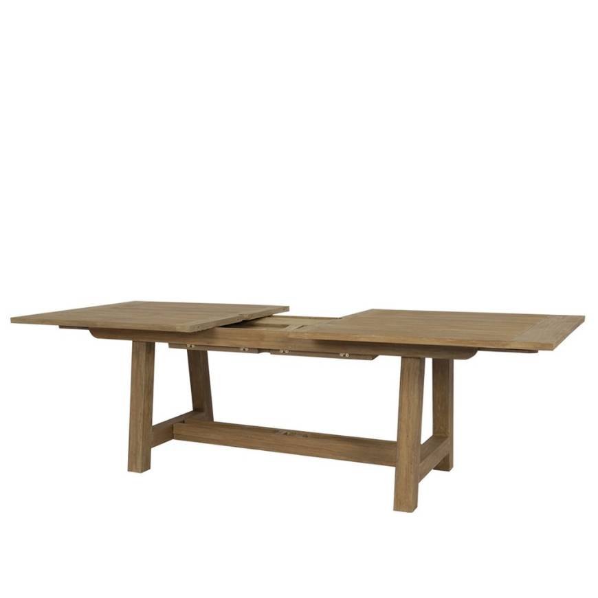Picture of COASTAL TEAK 79"-118" DINING TABLE WITH LEAF EXTENSION
