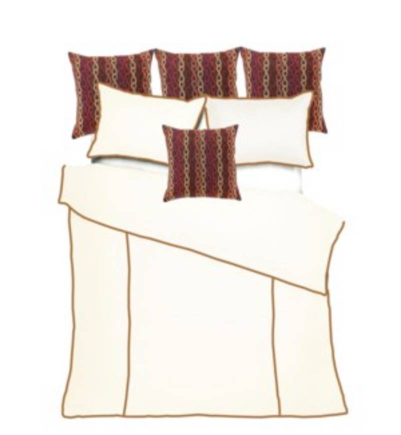 Picture of Churchill Linen - Ivory with Bronze Bedset - King