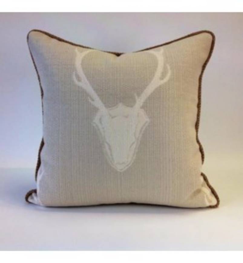 Picture of Oh Deer Tusk Pillow - 22" x 22"