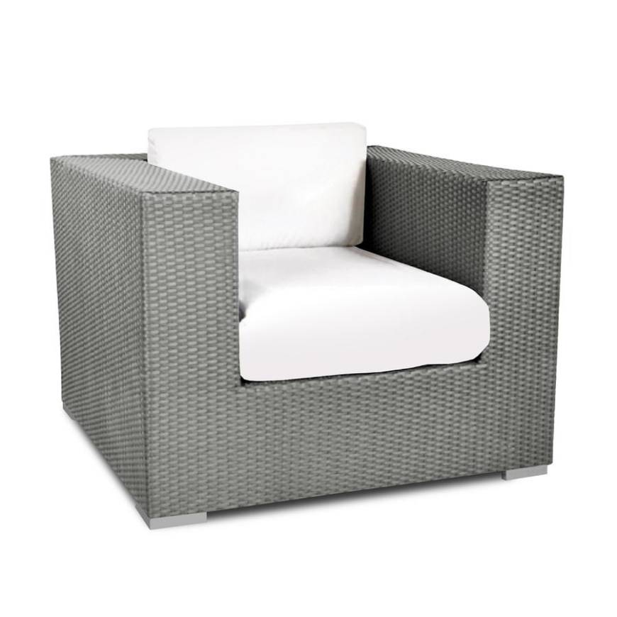 Picture of TANGIER ARMCHAIR - SILVER