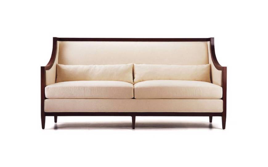 Picture of PARIS SOFA WITH POLISHED CHROME NAIL HEADS