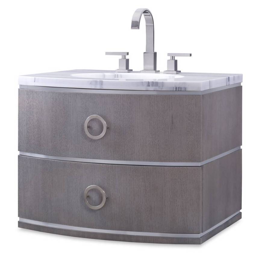 Picture of CIRQUE WALL SINK CHEST - GREY