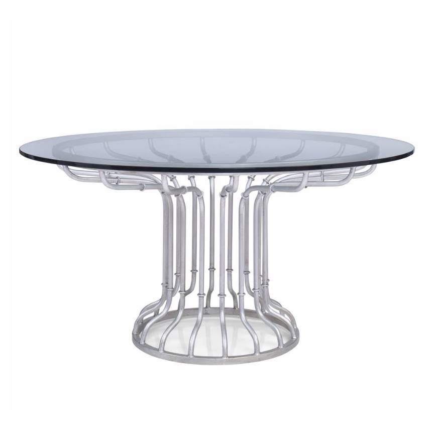 Picture of CAFÉ DINING TABLE BASE - ANTIQUE SILVER