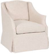 Picture of ABIGAIL WATERFALL SKIRT CHAIR V960W-CH