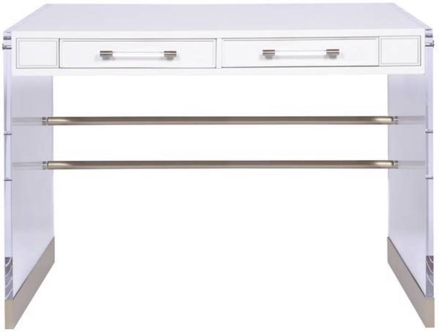 Picture of BRYSON DESK WITH ACRYLIC & METAL LEG HH11
