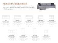 Picture of Brooks Narrow Track Arm Sectional