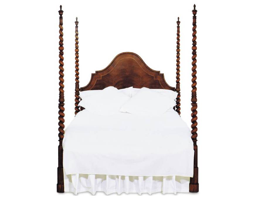 Picture of MALLORQUINA II BED WITH WALNUT HEADBOARD QUEEN